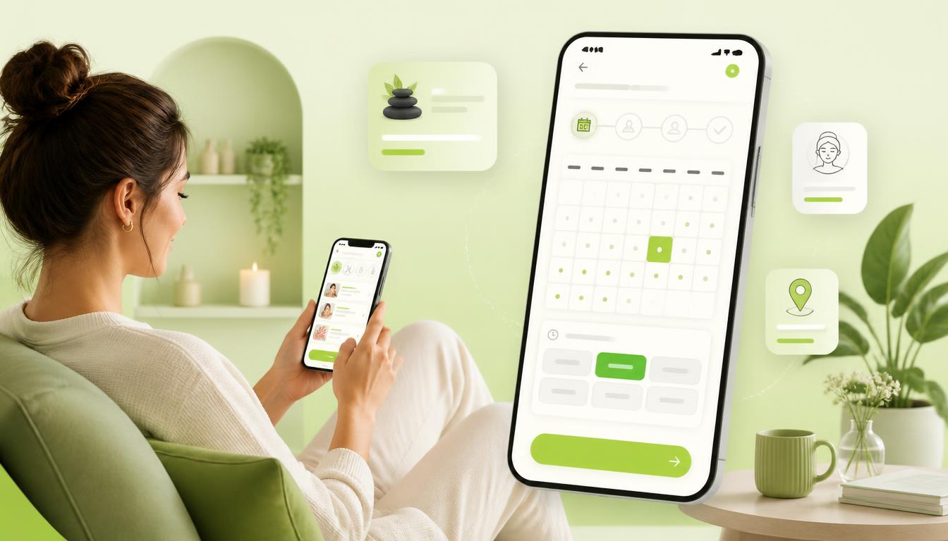 Convenient service booking in the Plano app